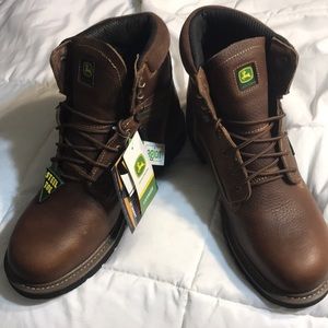 Men’s 11 m Work boots John deer steel toe